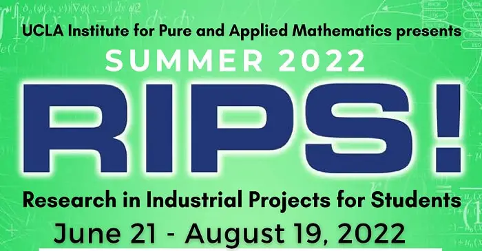 research in industrial projects for students (rips) 2022