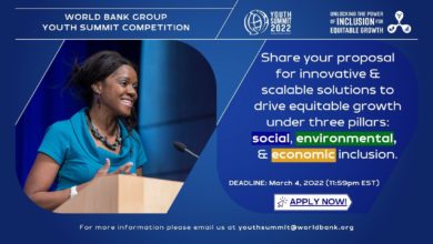 2022 World Bank Group Youth Summit Competition
