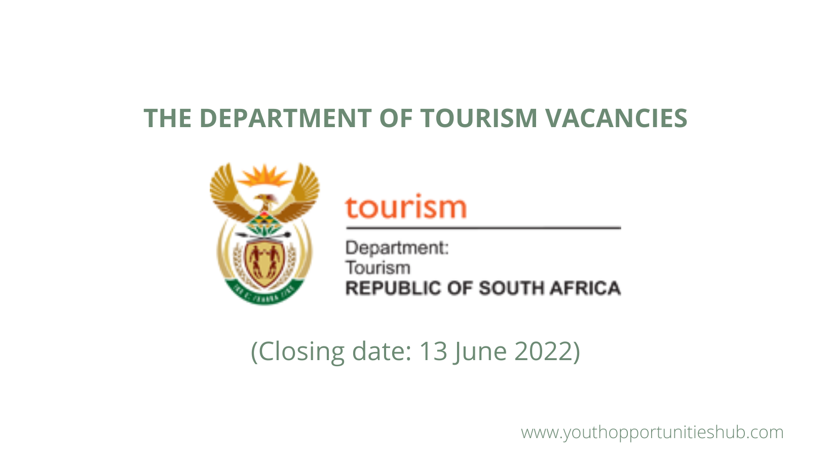 tourism department vacancies