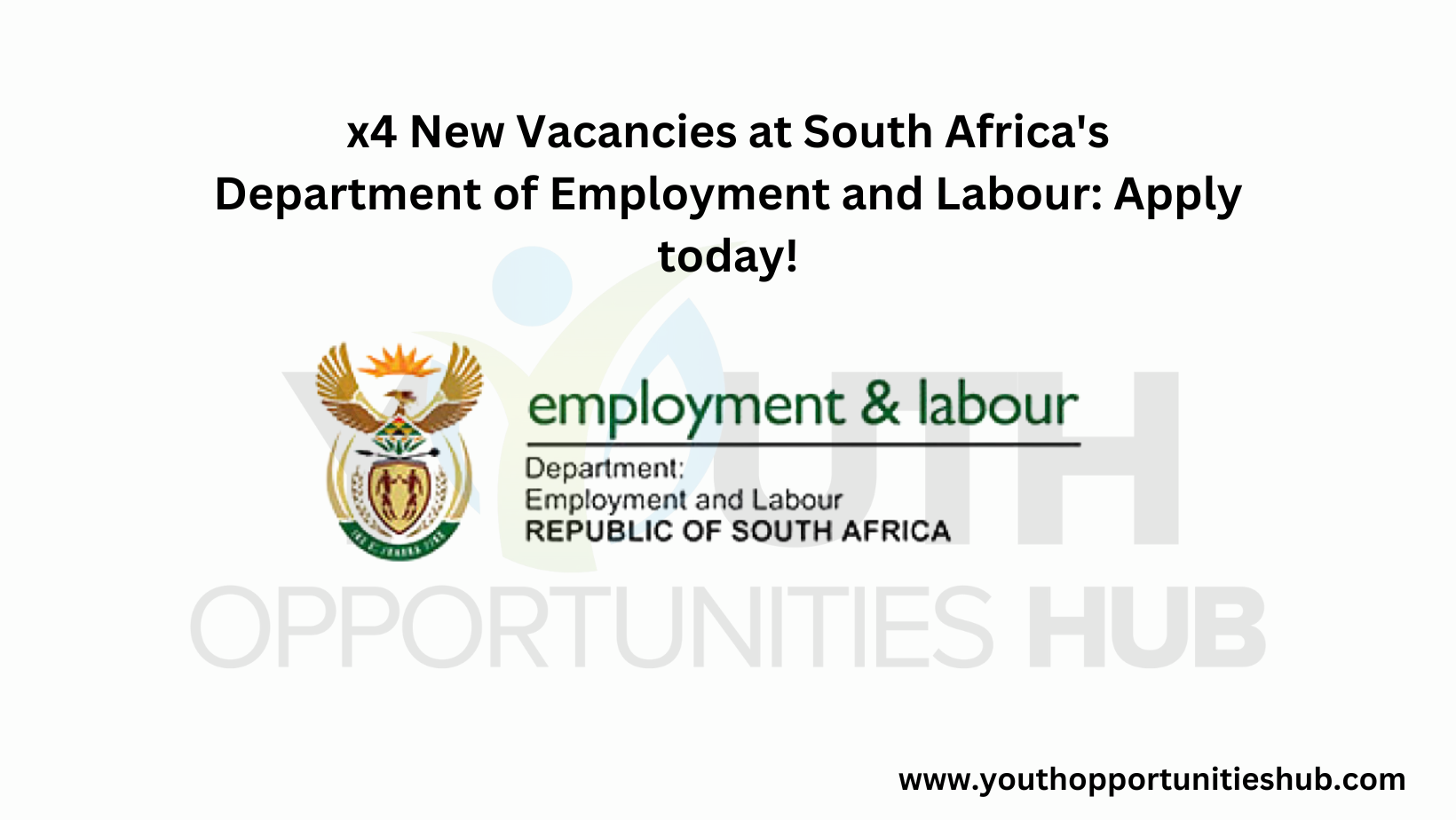 X44 New Vacancies Advertised By The Department Of Employment And Labour 51 