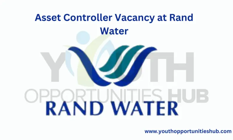 Asset Controller Vacancy at Rand Water
