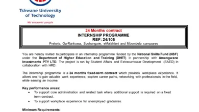THE NATIONAL SKILLS FUND (NSF) INTERNSHIP PROGRAMME UNDER THE DEPARTMENT OF HIGHER EDUCATION AND TRAINING (DHET)