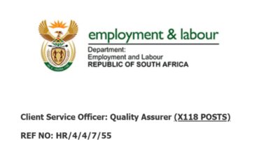 The Department of Labour and is looking to hire x118 Quality Assurers