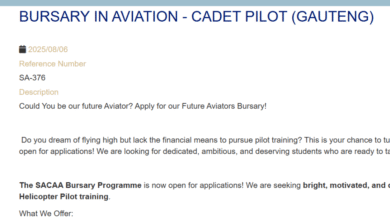 Cadet Pilot Bursary in Aviation
