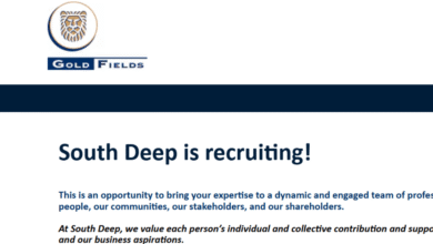 South Deep Gold Mine Learner Miner Learnership programme