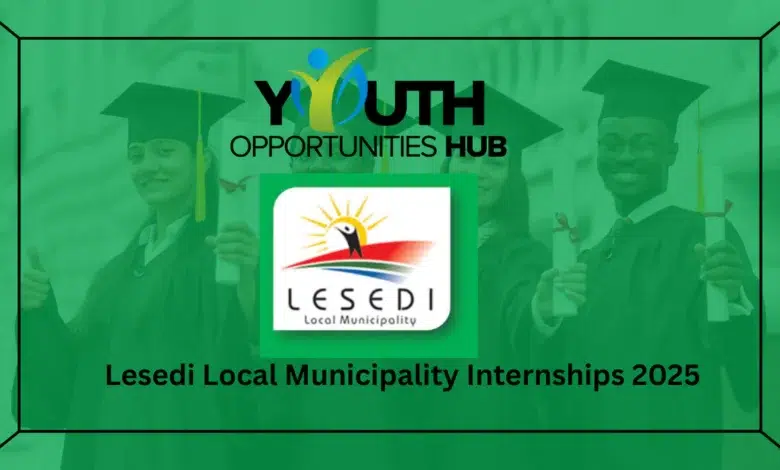 Lesedi Local Municipality Internships 2025
