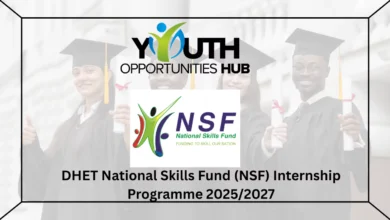 DHET National Skills Fund (NSF) Internship Programme 2025/2027