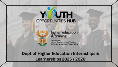 Dept of Higher Education Internships & Learnerships 2025 / 2026