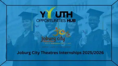 Joburg City Theatres Internships 2025/2026
