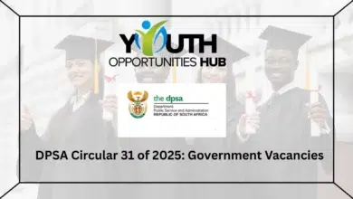 DPSA Circular 31 of 2025: Government Vacancies