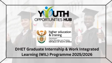 DHET Graduate Internship & Work Integrated Learning (WIL) Programme 2025/2026