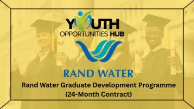 Rand Water Graduate Development Programme (24-Month Contract)
