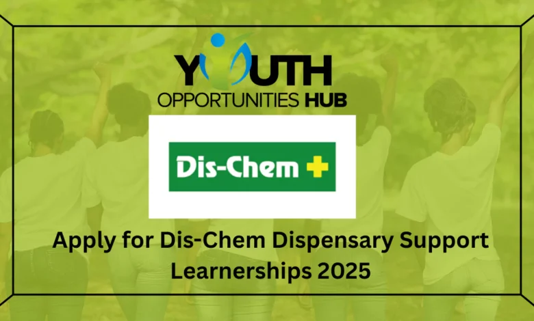 Apply for Dis-Chem Dispensary Support Learnerships 2025