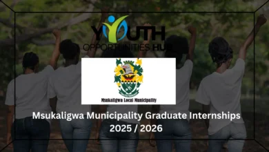 Msukaligwa Municipality Graduate Internships 2025 / 2026