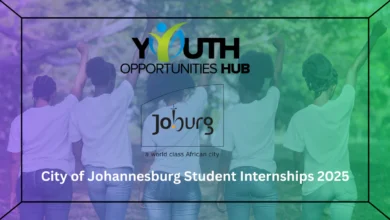 City of Johannesburg Student Internships 2025