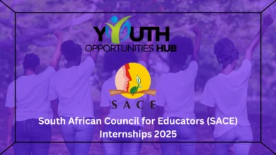 South African Council for Educators (SACE) Internships 2025