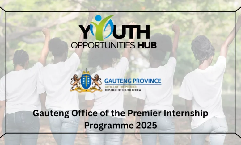 Gauteng Office of the Premier Internship Programme 2025