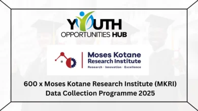 600 x Moses Kotane Research Institute (MKRI) Data Collection Programme 2025