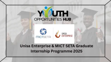 Unisa Enterprise & MICT SETA Graduate Internship Programme 2025