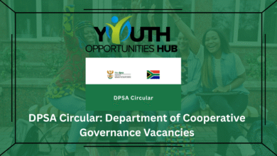 DPSA Circular: Department of Cooperative Governance Vacancies