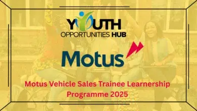Motus Vehicle Sales Trainee Learnership Programme 2025