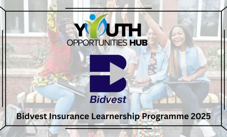 Bidvest Insurance Learnership Programme 2025