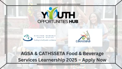 AGSA & CATHSSETA Food & Beverage Services Learnership 2025 – Apply Now