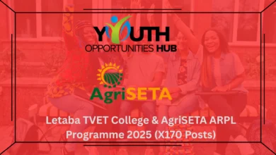 Letaba TVET College & AgriSETA ARPL Programme 2025 (X170 Posts)