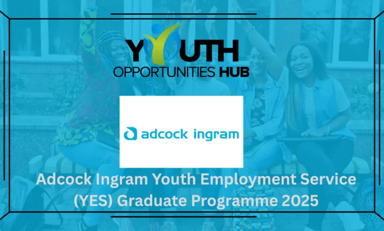Adcock Ingram Youth Employment Service (YES) Graduate Programme 2025 Key Information at a Glance Programme: Adcock Ingram YES Graduate Programme 2025 Duration: 12 months Target Applicants: Unemployed NSFAS-funded graduates, aged 18–35 APPLICATION LINK >> https://youthopportunitieshub.com/adcock-ingram-youth-employment-service-yes-graduate-programme-2025/