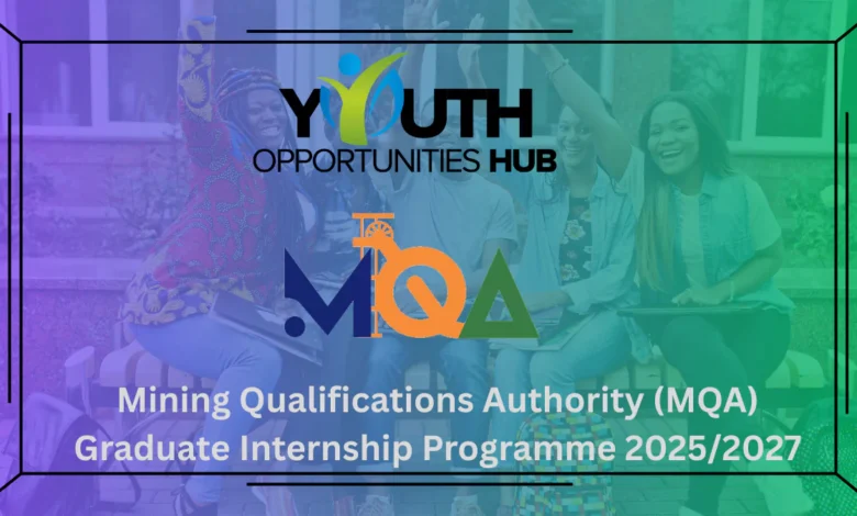 Mining Qualifications Authority (MQA) Graduate Internship Programme 2025/2027
