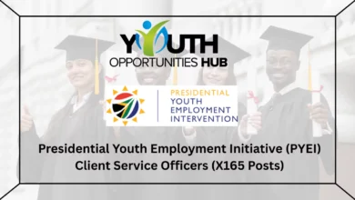 Presidential Youth Employment Initiative (PYEI) Client Service Officers (X165 Posts)