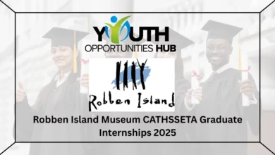Robben Island Museum CATHSSETA Graduate Internships 2025