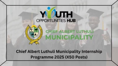 Chief Albert Luthuli Municipality Internship Programme 2025 (X50 Posts)