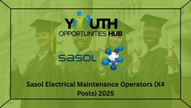 Sasol Electrical Maintenance Operators (X4 Posts) 2025