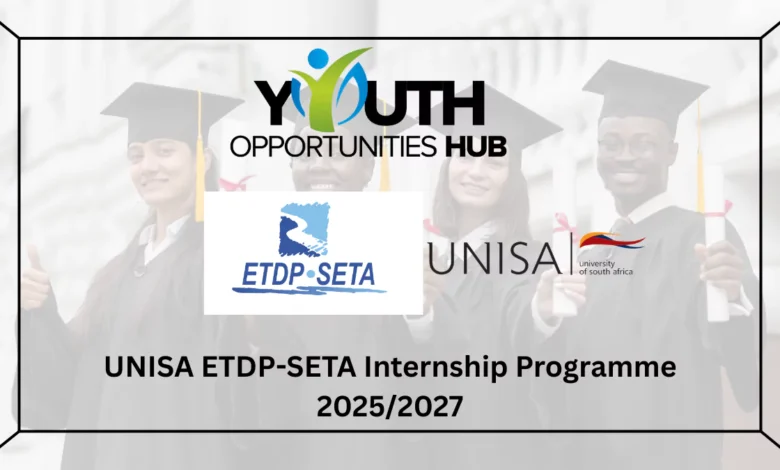 UNISA ETDP-SETA Internship Programme 2025/2027