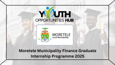 Moretele Municipality Finance Graduate Internship Programme 2025