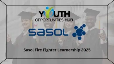 Sasol Fire Fighter Learnership 2025