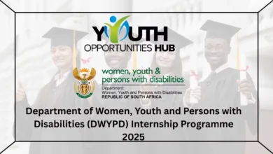Department of Women, Youth and Persons with Disabilities (DWYPD) Internship Programme 2025