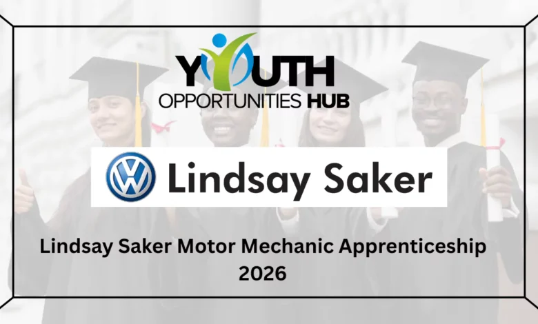 Lindsay Saker Motor Mechanic Apprenticeship 2026
