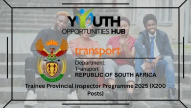 Trainee Provincial Inspector Programme 2025