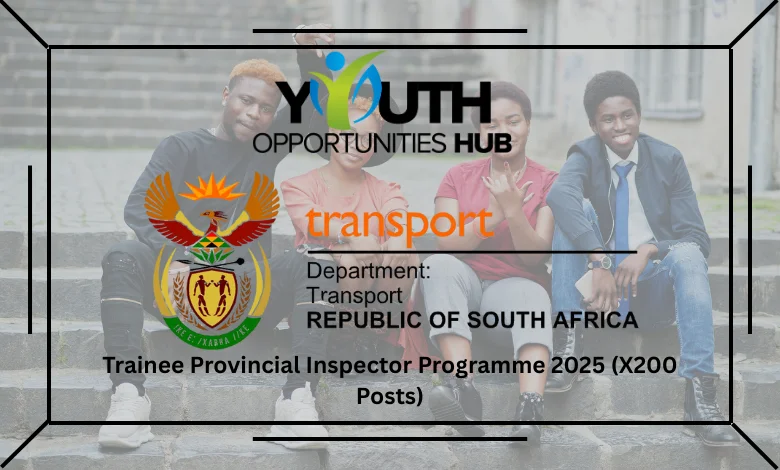 Trainee Provincial Inspector Programme 2025
