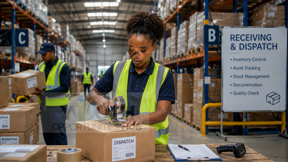 Dispatch & Receiving Internship 2026 in Western Cape for South African Graduates