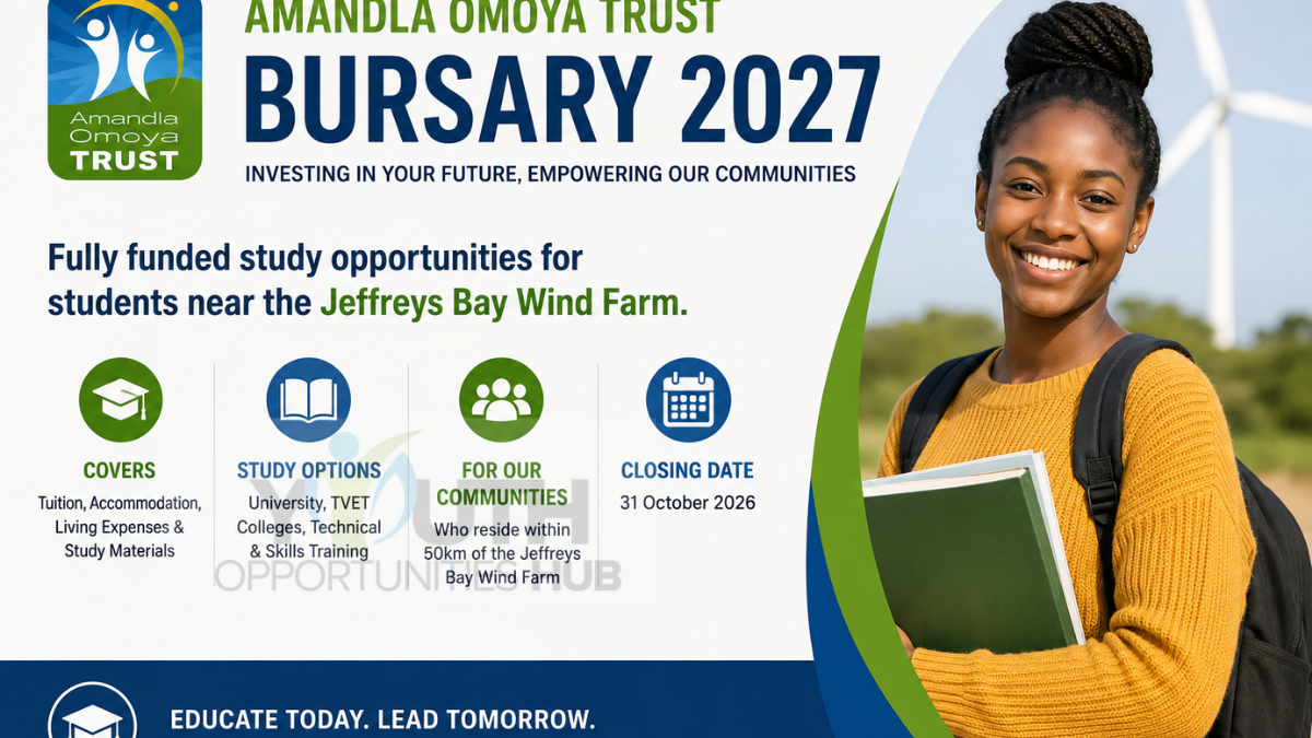 Amandla Omoya Trust Bursary 2027: Fully Funded University and TVET Funding for South African Students