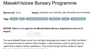 Masakh'iSizwe Bursary 2027: Full-Time Engineering Bursary in the Western Cape (Apply Before 31 August)