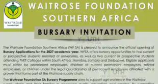 Waitrose Foundation Bursary 2027