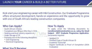 H&I Construction 2027 Graduate Programme