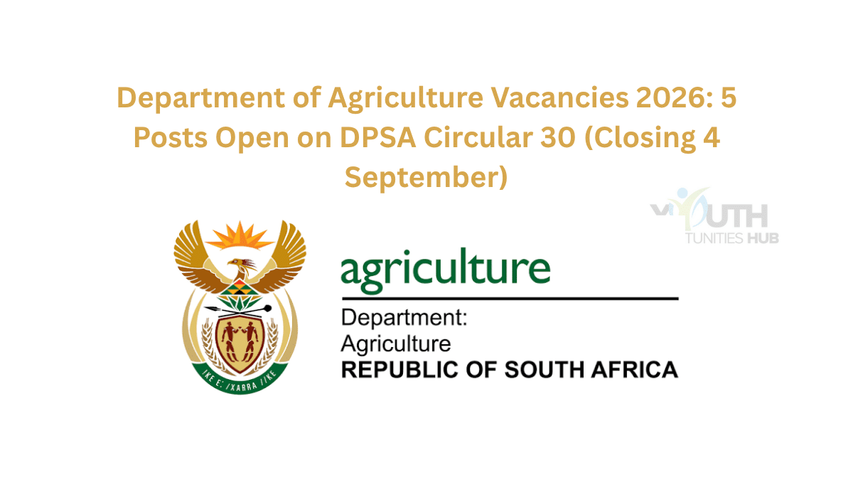 Department of Agriculture Vacancies 2026