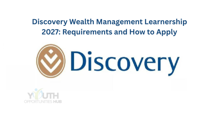 Discovery Wealth Management Learnership 2027