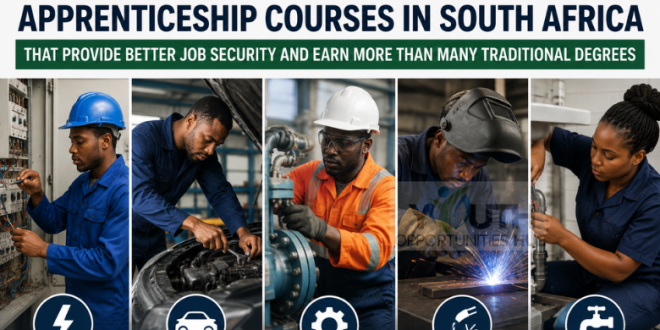 Top 5 Apprenticeship Courses in South Africa That Provide Better Job Security and Earn More Than Many Traditional Degrees