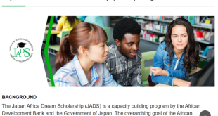 Japan Africa Dream Scholarship (JADS) 2026: Fully Funded Master's Study in Japan for African Professionals
